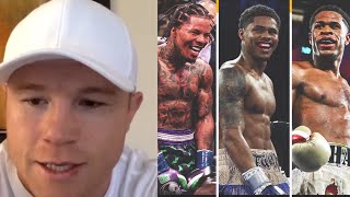 “ALL BLACK FIGHTERS DO IS JAB AND RUN” SAYS CANELO ALVAREZ TRAINER [upl. by Gates]