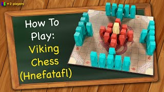 How to play Viking Chess Hnefatafl [upl. by Sophey]