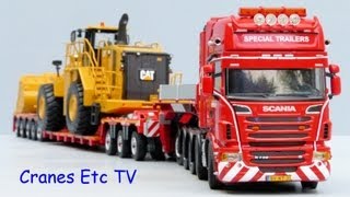 NZG Liebherr HS 855 HD Crawler Crane Ballast Nedam by Cranes Etc TV [upl. by Hctud]