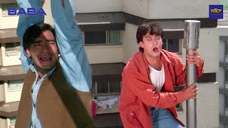 तुझे बोला था बस ट्रैन और लड़की के पीछे नहीं जाना अब लटक गया न  Ajay Devgan Aamir Khan Comedy Scene [upl. by Droflim]