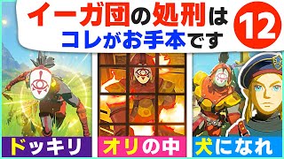 攻略 良い子はマネしないで！イーガ団の極秘ネタ１２選 ゼルダの伝説 ブレスオブザワイルド [upl. by Nehtiek]