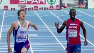 Championnats dEurope dathlétisme 2010 finale 200m homme  HD [upl. by Eitisahc]