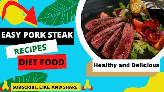 Keto Diet What I Eat in a Day  Keto Pork Steak with Garlic Butter and Mushroom [upl. by Zoie]