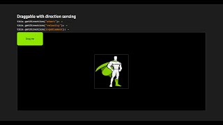 Draggable Direction Sensing [upl. by Netsua]