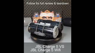 JBL Charge 5 Wifi Vs Charge 5 Comparison and teardown jblcharge5wifi michaeljackson jbl [upl. by Ocsecnarf]