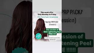 Prp Hair treatment in Pondicherry offer till 8th Nov only hairclinic hair hairloss skincare [upl. by Haroppiz]