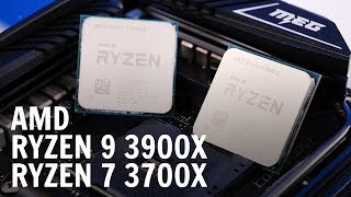 AMD Ryzen 9 3900X e Ryzen 7 3700 Zen 2 in test [upl. by Polinski845]