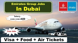 Emirates Group Jobs In Dubai Airport With Free Visa  Airport Jobs In Dubai dubaijobs [upl. by Eiuqnom]