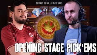 EASY DIAMOND COIN  Perfect World Shanghai CS2 Major Opening Stage PICKEMS w munsturCS [upl. by Halley]