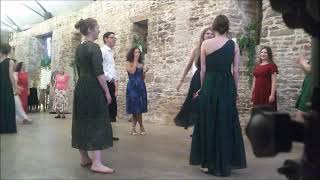 Banshee Ceilidh Band The Eightsome Reel at Naas Court Farm Lydney [upl. by Gorlicki]