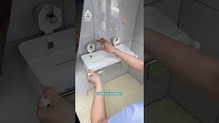 Storage shelves for smart modern homes useful viralvideo bathroom bathroomaccessory [upl. by Airt]