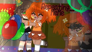 Repeating  FNaF MeMe ft pigtail girl and EvanCC Trashy [upl. by Arocahs]