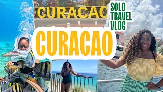 CURACAO SOLO TRAVEL VLOG SWIM WITH FISH  ISLAND TOUR  MORE LIA LAVON [upl. by Close187]