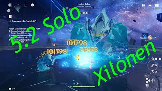 Xilonen Solo 5 2 Spiral Abyss [upl. by Eetnahc]