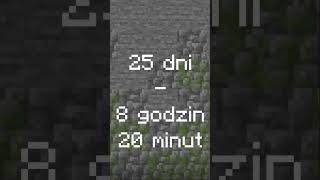 Ile godzin w Minecraft shorts minecraft [upl. by Giarla]