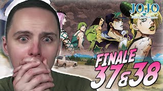 The End of Jojo  JoJos Bizarre Adventure Stone Ocean Part 6 Episode 37 amp 38 FINALE Reaction [upl. by Bradman666]