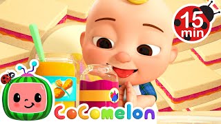 Peanut Butter Jelly Lunch Snack  Healthy Foods  CoComelon Kids Songs amp Nursery Rhymes [upl. by Chelsae]