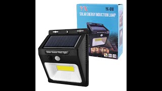 Solar Light Outdoor Solar Lamp PIR Motion Sensor Wall Light Waterproof Solar Powered wall lamp [upl. by Capone]