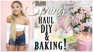 VLOG new spring clothes diy decor amp baking  fancy vlogs [upl. by Maillliw]