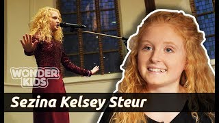 Sezina Kelsey Steur 14 haalde finale Songfestival en droomt van Ziggo Dome [upl. by Goldfinch]