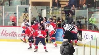 Loups de La Tuque vs Metal Perreault de Donnacona mêlée générale final 42 La Tuque [upl. by Averil]