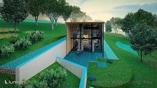 Eames House Project  Rachel Luchsinger Exercise 5 Animation [upl. by Annyrb]