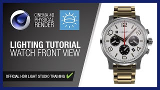 Cinema 4D and Physical Render  Product Lighting Tutorial [upl. by Ahsetan]