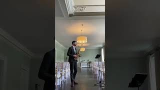 Make You Feel My Love  Adele  James Sax at Morden Hall London weddingceremony wedding [upl. by Cl]