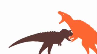 ASDC  Acrocanthosaurus vs Carnotaurus [upl. by Ackley]