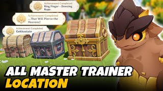 All Master Trainer Location  Genshin Impact 50 [upl. by Moth]