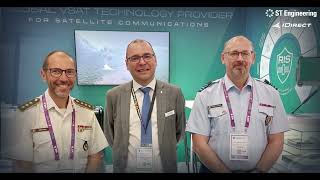 Eurosatory 2024  ST Engineering iDirect [upl. by Notsuoh]