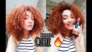 TESTEI O MATIZADOR COBRE DA SALON LINE 🧡😨 [upl. by Brott966]