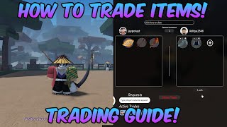 How To Trade Items TRADING GUIDE  Project Slayers Roblox Update 15 Codes [upl. by Moffitt]