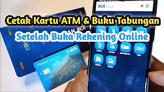 Cara mengambil kartu atm dan buku tabungan BCA setelah daftar online [upl. by Ordisy]