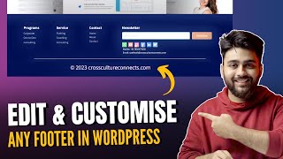 Easily Edit Footer in any WordPress Theme 2024 [upl. by Seldon]