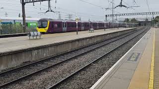 EMR Class 360  360113  360116 arriving at Luton Airport Parkway Station on 121024 [upl. by Aicemed]