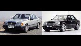 ALL MERCEDES W124 0100 KMH ACCELERATION  200D to 500E [upl. by Eelaroc]