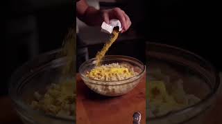 food recipe cooking crab pasta caviar cheese parmesan parmesanwheel macaroni [upl. by Lyford]