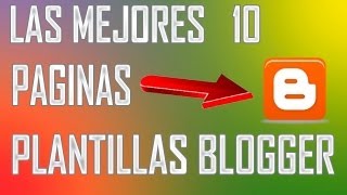 Las mejores 10 paginas de plantillas editables para Blog [upl. by Eikcir]