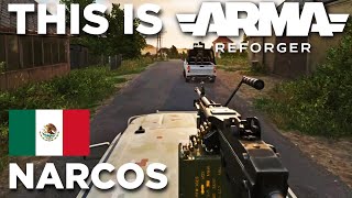 Narcos VS Mexican Army  Arma Reforger [upl. by Sholley198]