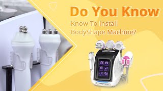 Do You Know How To Install Cavitation RF Body Shape Machine LS78D2SB [upl. by Oigroig277]