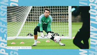 GOALKEEPER TRAINING  WEST HAM IN SCOTLAND [upl. by Aiset771]