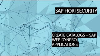 CREATE CATALOGS  WEB DYNPRO APPLICATIONS [upl. by Curhan]