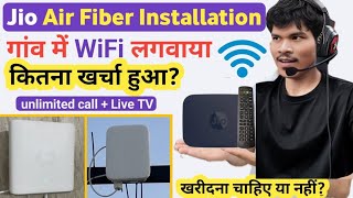 jio airfiber connection [upl. by Enala]