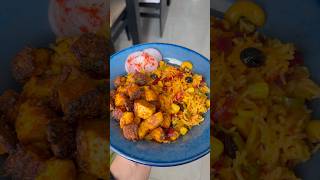 Rangbirangi Veg Pulao aur Ghar ka banaya huwa Panneer Masala Roast shorts youtubeshorts [upl. by Oinotnas]