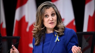 We do not agree  Deputy Prime Minister Chrystia Freeland reacts to Emergencies Act ruling [upl. by Alesram220]