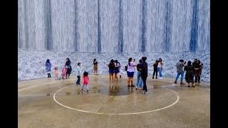 Waterwall Park in Houston  በሂዩስተን ውስጥ አስደናቂ የውሃ ግድግዳ [upl. by Ahsaekal84]