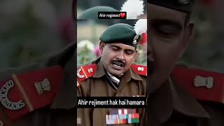 Ahir regiment hak hai hamarai love indian army trending [upl. by Caine553]