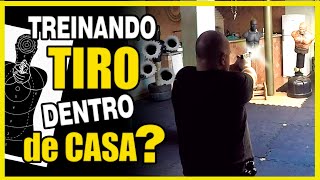 Treino de tiro DENTRO de casa [upl. by Theresita]