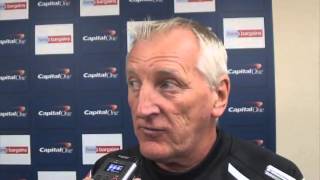 PostMatch Ronnie Moore after the Capital One Cup tie v Bolton Wanderers 270813 [upl. by Macey]